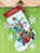 Counted Cross Stitch Kit: Stocking: Santa's Sidecar
