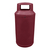 Universal Litter Bin - 90 Litre - Maroon - Galvanised Steel Liner