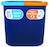 Popular Twin Recycling Bin - 140 Litre - Mixed Recycling (Green) - Food Waste