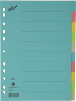 BÜROLINE Kartonregister bunt A4 40580 10-teilig