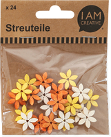 I AM CREATIVE Streuteile Blume 4501.85 II, 24 Stück