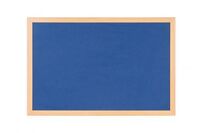 Bi-Office Earth Felt Notice Board 1200x900mm Blue RFB1443233