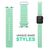 NALIA Silicone Bracelet Ocean Style Smart Watch Strap compatible with Apple Watch Strap Ultra/SE & Series 8/7/6/5/4/3/2/1, 42mm 44mm 45mm 49mm, iWatch Sports-Band Men Women Turq...