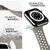 NALIA Traforato Silicone Cinturino Smart Watch compatible con Apple Watch Bracciale Ultra/SE Series 8/7/6/5/4/3/2/1, 42mm 44mm 45mm 49mm, per iWatch Orologio Donna e Uomo Grigio...