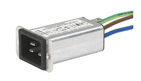 IEC-Stecker-C20, 50 bis 60 Hz, 16 A, 250 VAC, 300 µH, Litzen, C20F.0023