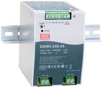 DC/DC konv. 240W DIN sín 250-1500V 24V Mean Well DDRH-240-24 1 db
