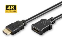 HDMI High Speed extension cable, 5m High Speed HDMI with Ethernet Max. Resolution : 4K Ultra HD 2160p (30 Hz) HDMI-Kabel
