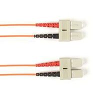 62.5 MM FO PATCH CABLE DUPLX, PLENUM, OR, SCSC 1m SC-SC, 1 m, OM1, SC, SC