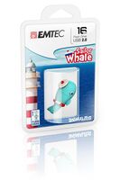 Sailor Whale Usb Flash Drive , 16 Gb Usb Type-A 2.0 Blue ,