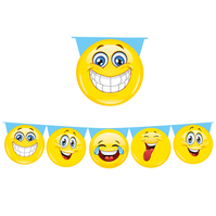 Festone in PVC Big Party - 6 m - 60684 - Emoticons