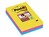Post-it® Super Sticky Notes Rio kleuren XXL, Gelinieerd, 101 x 152 mm (pak 3 stuks)