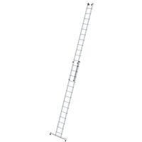 Height adjustable lean-to ladder