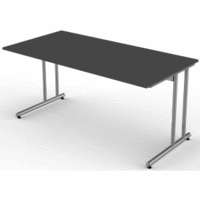 Schreibtisch start up BxT 160x80cm anthrazit