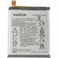 Akku für Nokia 5 Premium Edition Dual SI Li-Ion 3,85 Volt 2900 mAh silberfarben