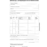 Werkfernverkehrblock Beförderungs- und Begleitpapier A4 100 Blatt