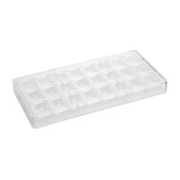 Schneider Chocolate Mould in Clear with Enrobed Shape - Shock Resistant