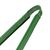 Vogue Serving Tongs Color Coded in Green - Stainless Steel - 405 mm