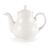 Churchill Whiteware Tea and Coffee Pots in Porcelain - 852ml - Pack of 4