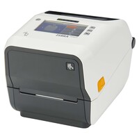 Zebra ZD621 Etikettendrucker, 300 dpi, Thermodirekt, Thermotransferdrucker mit Abreißkante, Bluetooth (BLE), LAN, USB, USB-Host, seriell (RS-232) (ZD6AH43-30EF00EZ)