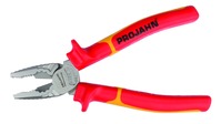 Kraft Kombizange 180 mm VDE PROJAHN Made in Germany isoliert, geprüft nach VDE 60900