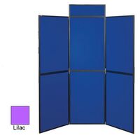 Lightweight folding display panel kit - 8 panel, lilac