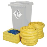 Refill kit for 240L wheelie bin spill kit, chemical