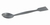 LLG-Löffelspatel 18/10-Stahl breite Form | Abmessungen Löffel (L x B) mm: 50 x 38