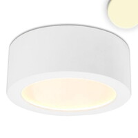 LED Aufbauleuchte LUNA, IP20, indirektes Licht, nicht dimmbar, weiß, 18W 2700K 950lm 120°