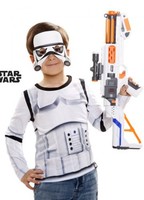 Camiseta disfraz Stormtrooper de Star Wars para niño 4-6A