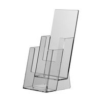 Leaflet Holder / Multi-Section Leaflet Stand / Countertop Display / 2-Section Tabletop Leaflet Stand "Universum“ | ⅓ A4 (DL) 44 mm