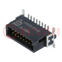 Connector: PCB-cable/PCB; male; PIN: 16; 1.27mm; har-flex®; 2.3A