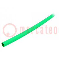 Schrumpfschlauch; 2: 1; 12,7mm; L: 1,2m; grün; Polyolefin; -55÷135°C