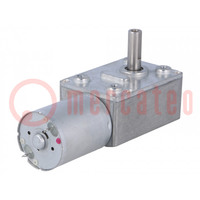 Motor: DC; with worm gear; 3÷9VDC; 1.7A; Shaft: D spring; 40rpm