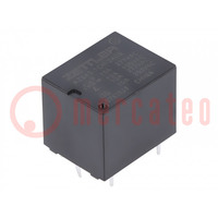 Relè: elettromagnetico; SPDT; Ubobina: 24VDC; 15A; 10A/277VAC; PCB