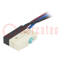 Microconmutador SNAP ACTION; 3A/250VAC; sin palanca; SPDT; Pos: 2