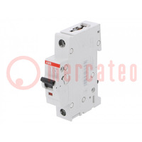 Circuit breaker; 230VAC; Inom: 16A; Poles: 1; Charact: C; 6kA; IP20