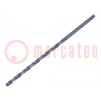 Drill bit; for metal; Ø: 3.1mm; L: 106mm; Working part len: 69mm