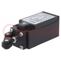 Limit switch; angled lever with roller; NO + NC; 10A; max.400VAC