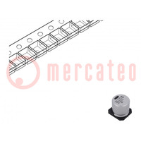 Capacitor: electrolytic; SMD; 1mF; 35VDC; ±20%; -55÷105°C; 2000h