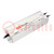 Power supply: switched-mode; LED; 156W; 12VDC; 13A; 90÷305VAC; IP67