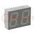 Display: LED; 7-segment; 14.22mm; 0.56"; No.char: 2; red; anode