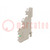 Splice terminal: rail; 2.5mm2; ways: 3; terminals: 4; beige; wemid