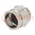 Cable gland; PG9; IP54; brass; DIN 46320-C4-Ms