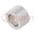 Spacer sleeve; 10mm; cylindrical; stainless steel; Out.diam: 16mm