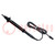 Probe: for wire and cable locator; black