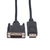 ROLINE Câble DisplayPort DP M - DVI M, noir, 1,5 m