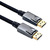 ROLINE DisplayPort Kabel, v1.4, DP ST - ST, schwarz / silber, 1 m