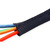 ROLINE Tuyau passe-câbles en PVC, noir, 2,5 m