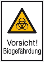 Modellbeispiel: Kombischild Vorsicht! Biogefährdung (Art. 21.0434)