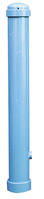 Modellbeispiel: Stilpoller -Halbkugelstahlkappe- Ø 108 mm herausnehmbar, mit DK 497bsonder